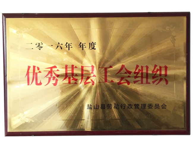 優(yōu)秀基層工會組織